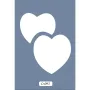 O93 10x15 O Serisi Kalp Stencil
