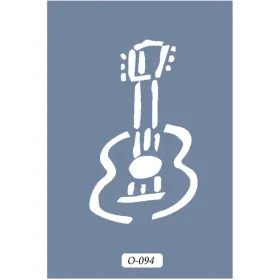 O94 10x15 O Serisi Gitar Stencil