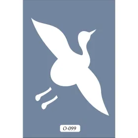 O99 10x15 O Serisi Kuş Stencil