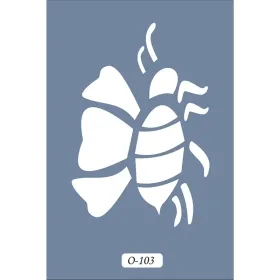 O103 10x15 O Serisi Arı Stencil