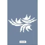 O110 10x15 O Serisi Yaprak Stencil