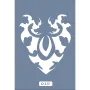 O115 10x15 O Serisi Soyut Simetri Stencil