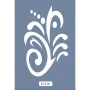 O116 10x15 O Serisi Soyut Desen Stencil