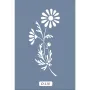 O118 10x15 O Serisi Papatya Stencil