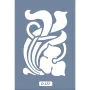 O122 10x15 O Serisi Soyut Çizgi Stencil