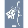 O128 10x15 O Serisi Çiçek Stencil