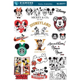 Diamond Sulu Transfer Kağıdı  SL0077 25x35cm