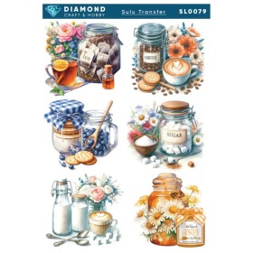 Diamond Sulu Transfer Kağıdı  SL0079 25x35cm