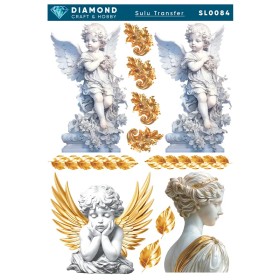 Diamond Sulu Transfer Kağıdı  SL0084 25x35cm