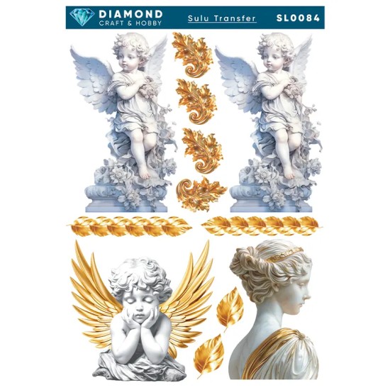 Diamond Sulu Transfer Kağıdı  SL0084 25x35cm