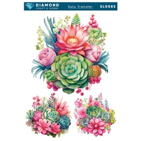 Diamond Sulu Transfer Kağıdı  SL0085 25x35cm