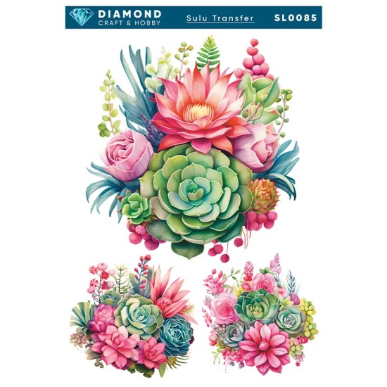 Diamond Sulu Transfer Kağıdı  SL0085 25x35cm