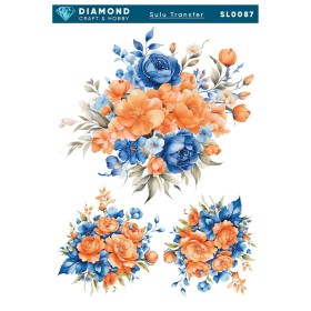 Diamond Sulu Transfer Kağıdı  SL0087 25x35cm