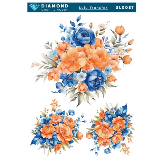 Diamond Sulu Transfer Kağıdı  SL0087 25x35cm