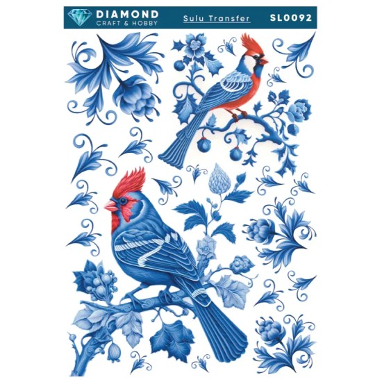 Diamond Sulu Transfer Kağıdı  SL0092 25x35cm