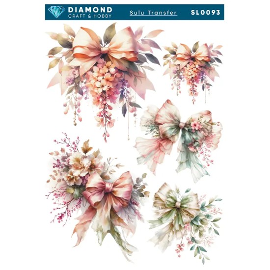 Diamond Sulu Transfer Kağıdı  SL0093 25x35cm