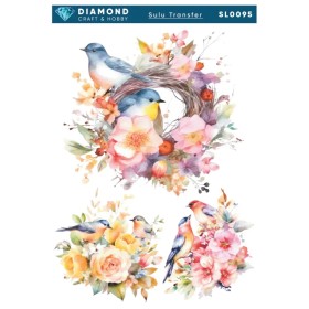 Diamond Sulu Transfer Kağıdı  SL0095 25x35cm