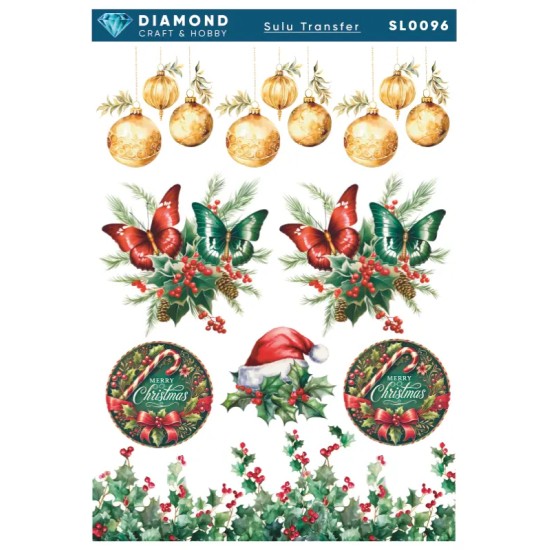 Diamond Sulu Transfer Kağıdı  SL0096 25x35cm