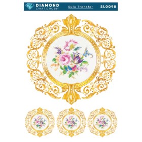 Diamond Sulu Transfer Kağıdı  SL0098 25x35cm