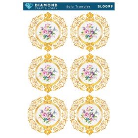 Diamond Sulu Transfer Kağıdı  SL0099 25x35cm