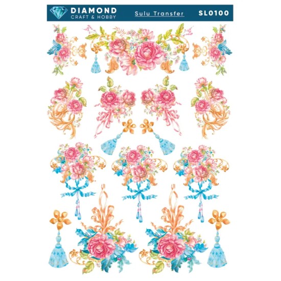 Diamond Sulu Transfer Kağıdı  SL0100 25x35cm