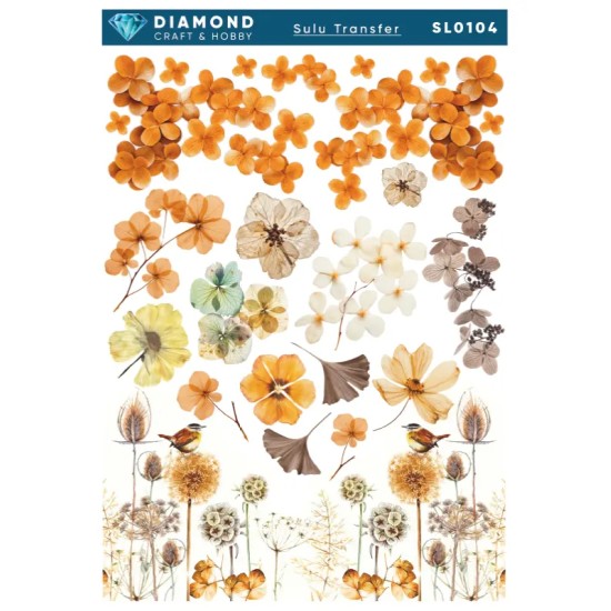 Diamond Sulu Transfer Kağıdı  SL0104 25x35cm