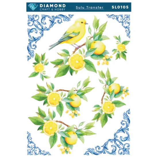 Diamond Sulu Transfer Kağıdı  SL0105 25x35cm