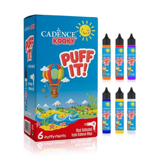 Kooky Puff It Kabaran Boya Seti 6X25ML