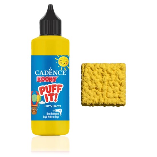 KB03 Sarı Kooky Puff It Kabaran Boya 90ML