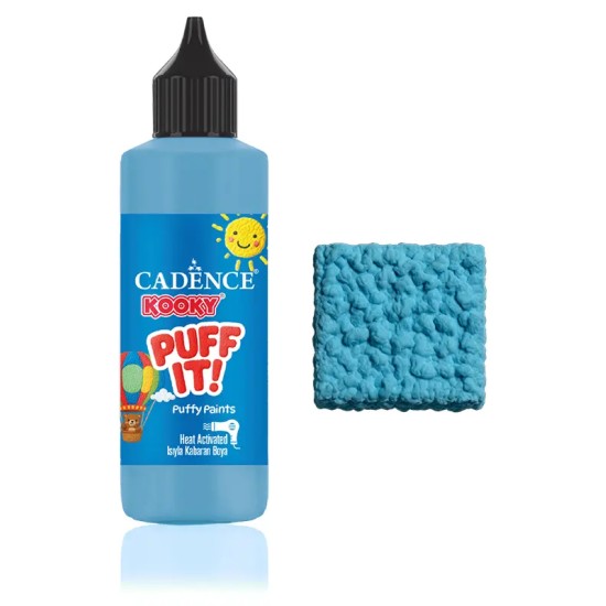KB09 Turkuaz Kooky Puff It Kabaran Boya 90ML