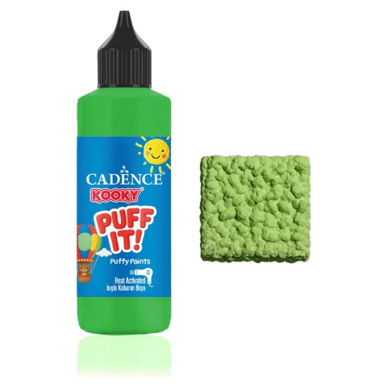 KB10 Yeşil Kooky Puff It Kabaran Boya 90ML