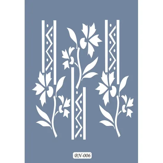 Yaprak Model BN06 25x35 BN Serisi Stencil
