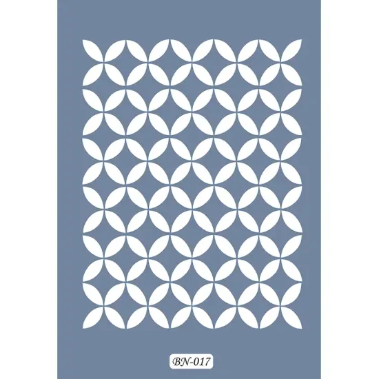 Oval Model BN17 25x35 BN Serisi Stencil