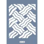 Kıvrımlı çizgi Model BN02 25x35 BN Serisi Stencil
