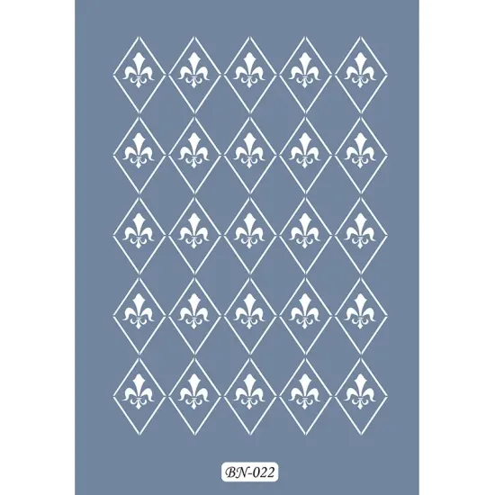 Baklava Model BN22 25x35 BN Serisi Stencil