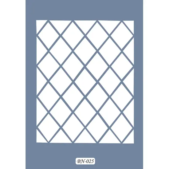 Baklava Model BN25 25x35 BN Serisi Stencil