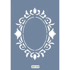Oval Çerçeve Model BN50 25x35 BN Serisi Stencil
