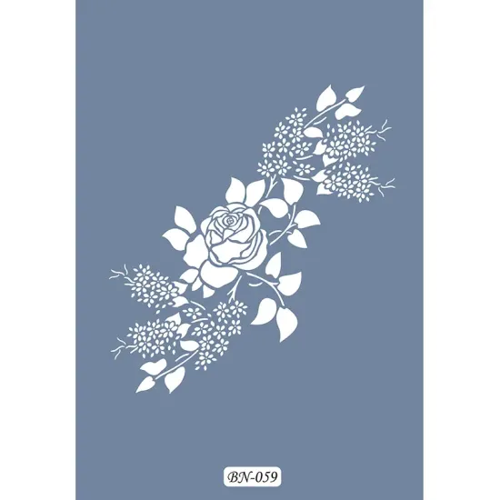 Gül Model BN59 25x35 BN Serisi Stencil