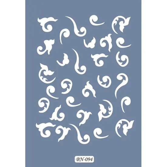 Yaprak Model BN94 25x35 BN Serisi Stencil