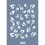 Yaprak Model BN94 25x35 BN Serisi Stencil