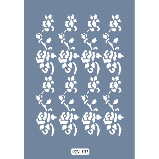Gül Model BN101 25x35 BN Serisi Stencil
