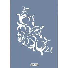 Çiçek Göbek Model BN102 25x35 BN Serisi Stencil