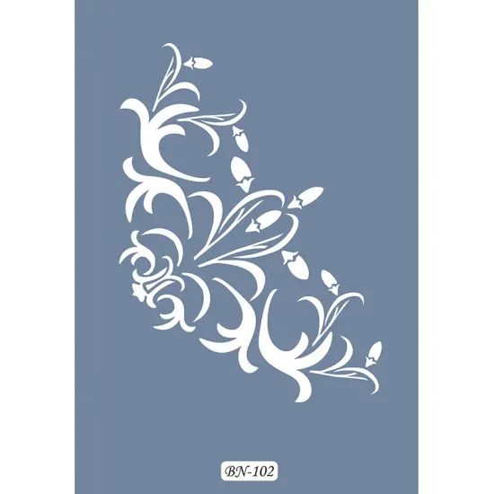 Çiçek Göbek Model BN102 25x35 BN Serisi Stencil