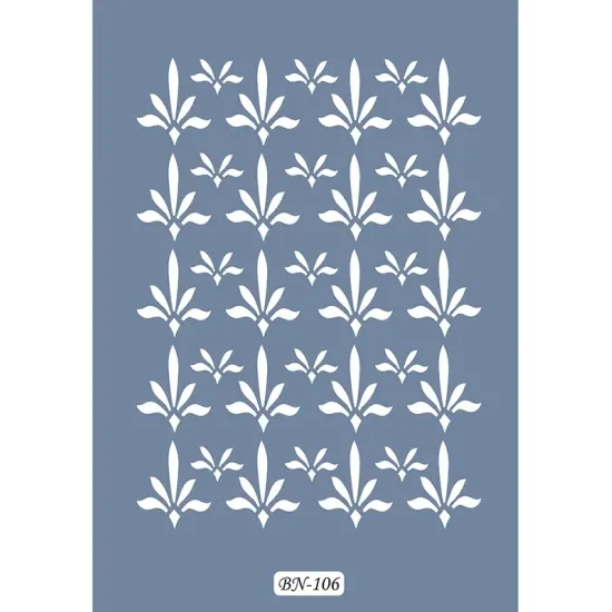 Yaprak Model BN106 25x35 BN Serisi Stencil