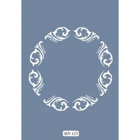 Daire çerçeve Model BN123 25x35 BN Serisi Stencil