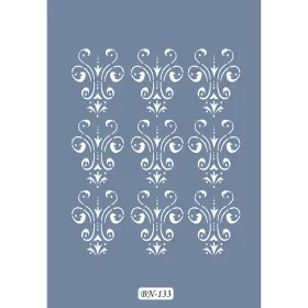 Geometrik Model BN133 25x35 BN Serisi Stencil