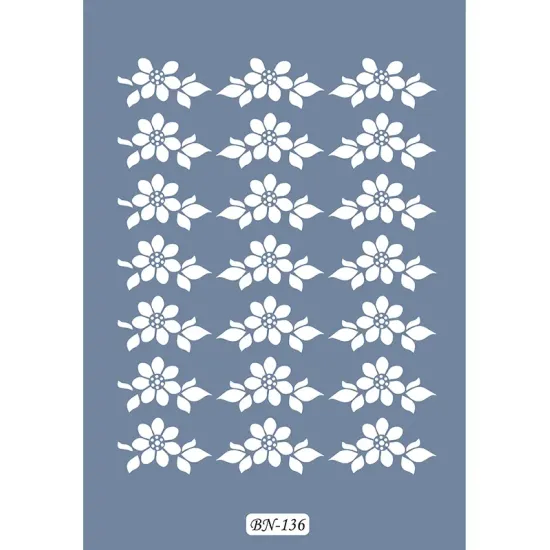 Çiçek Model BN136 25x35 BN Serisi Stencil