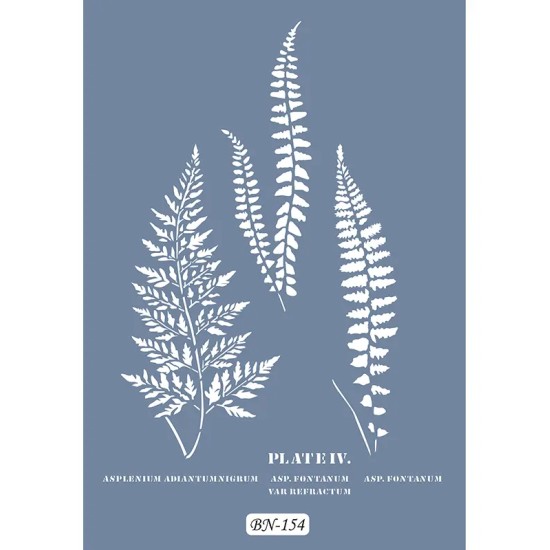 Yaprak Model BN154 25x35 BN Serisi Stencil