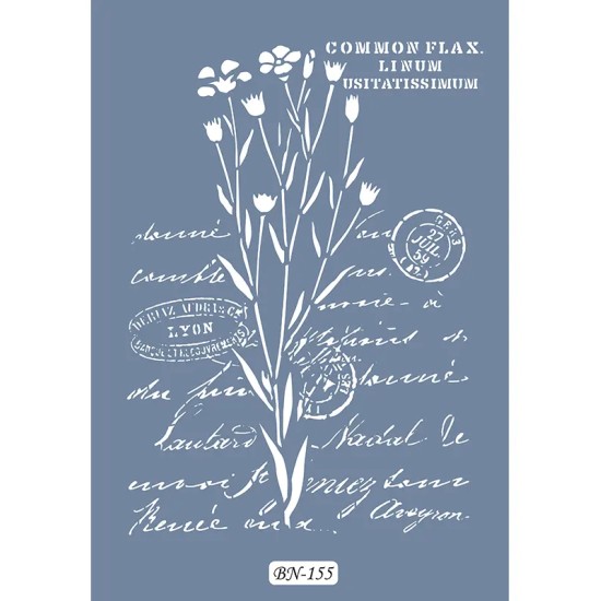 Flax Çiçek Model BN155 25x35 BN Serisi Stencil
