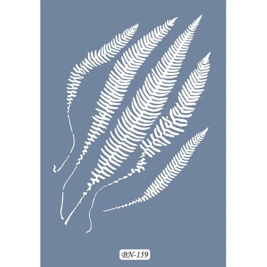 Yaprak Model BN159 25x35 BN Serisi Stencil
